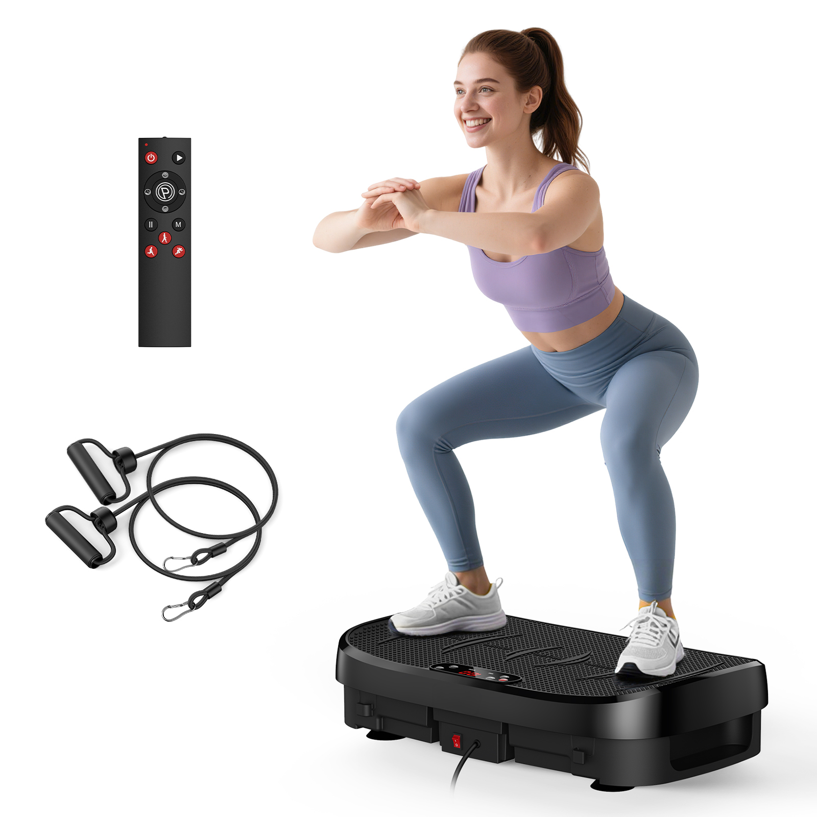 Home Gym Ideas - Platforma wibracyjna do spalania tłuszczu, fitness,