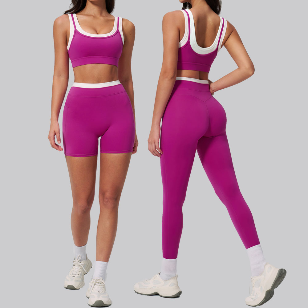 Home Gym With Leg Press - Dwuczęściowy damski dres do jogi, odzież
