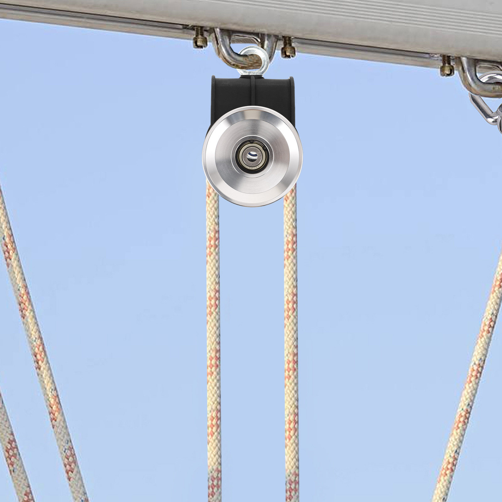 Home Gym Diy Pulley System - Uniwersalne, wytrzymałe koło z łożyskiem z