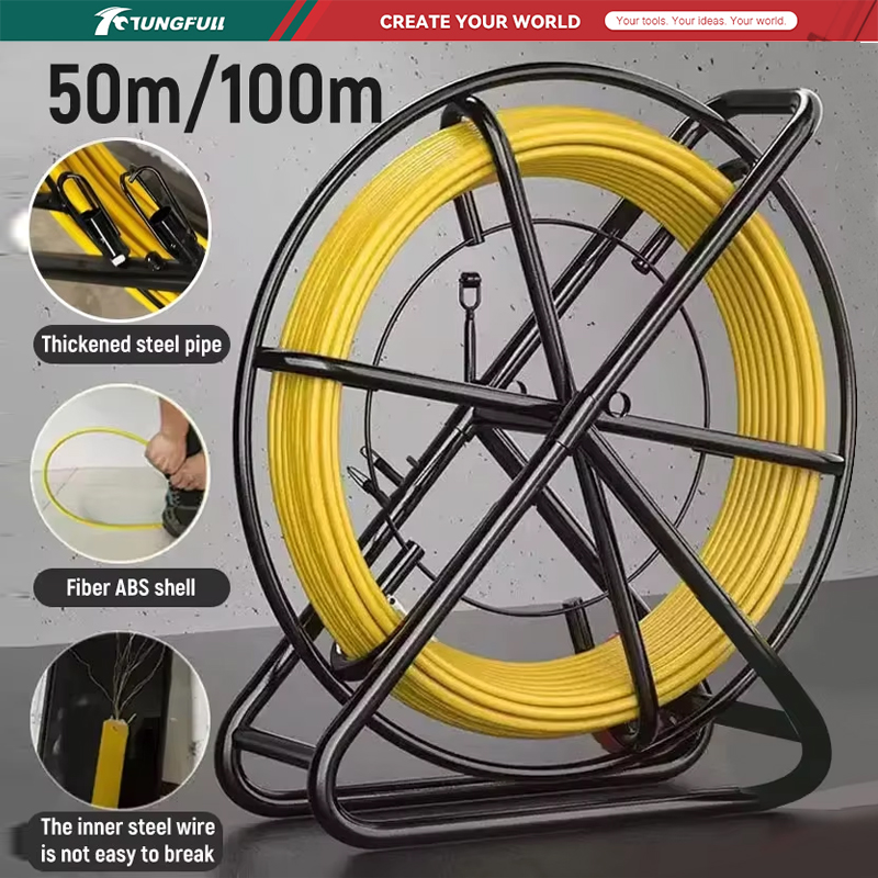 Cable Pulley System - TUNGFULL 50M 100M Przewód do przeciągania