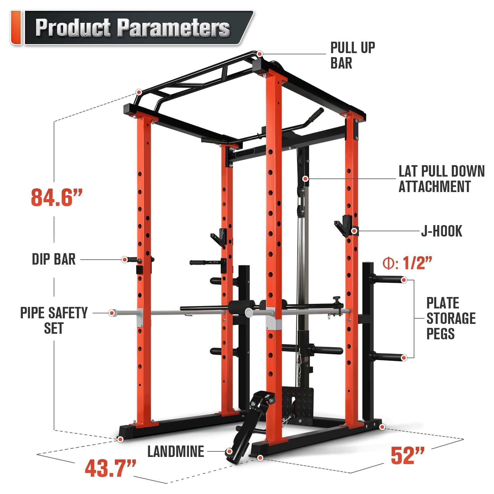 Home Gym Machine - Wielofunkcyjna klatka siłowa do domowej siłowni