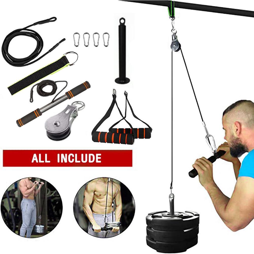 Home Gym Diy Pulley System - Fitness krążek System kabli DIY Heavy