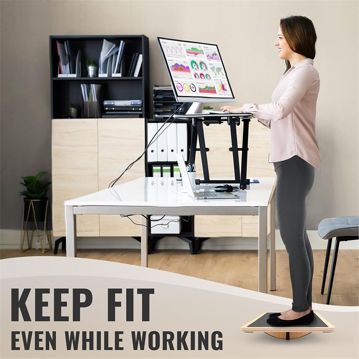 Wobble Board Balance - 618 Mega Wyprzedaż Profesjonalna deska balansująca