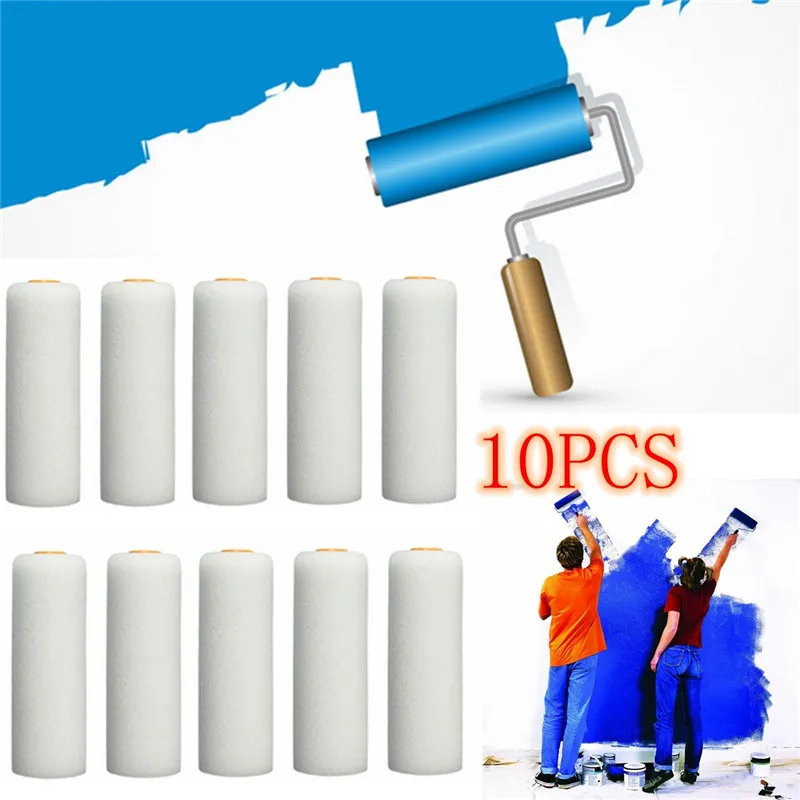 Foam Roller High Density - 10 SZTUK 100 mm Mini białe,