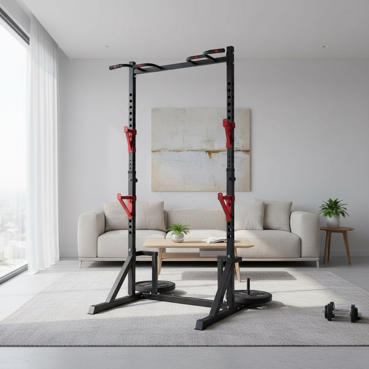 Regulowany stojak do ćwiczeń z – Home Gym Equipment recenzja i cena
