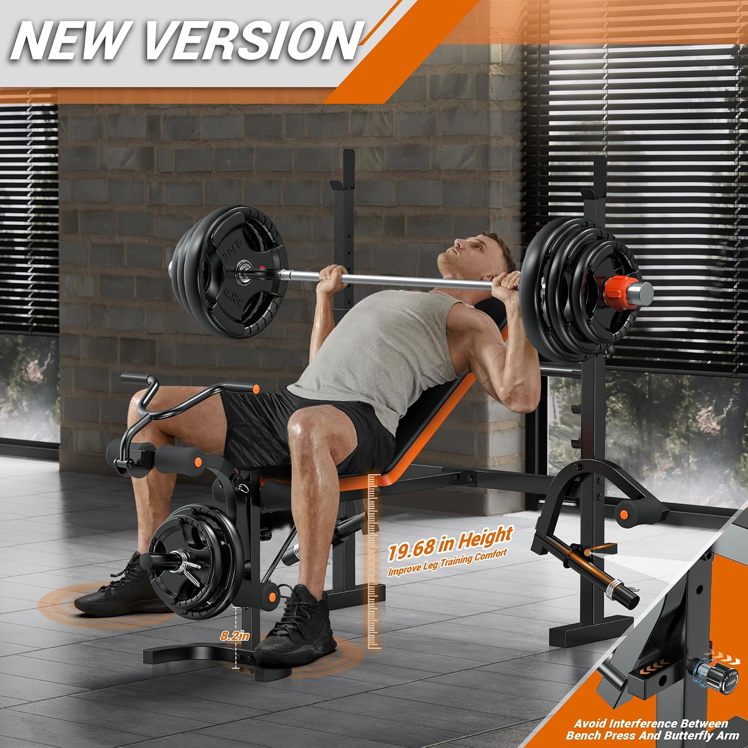 Ławka do ćwiczeń o nośności 77 – Home Gym With Leg Press recenzja i cena