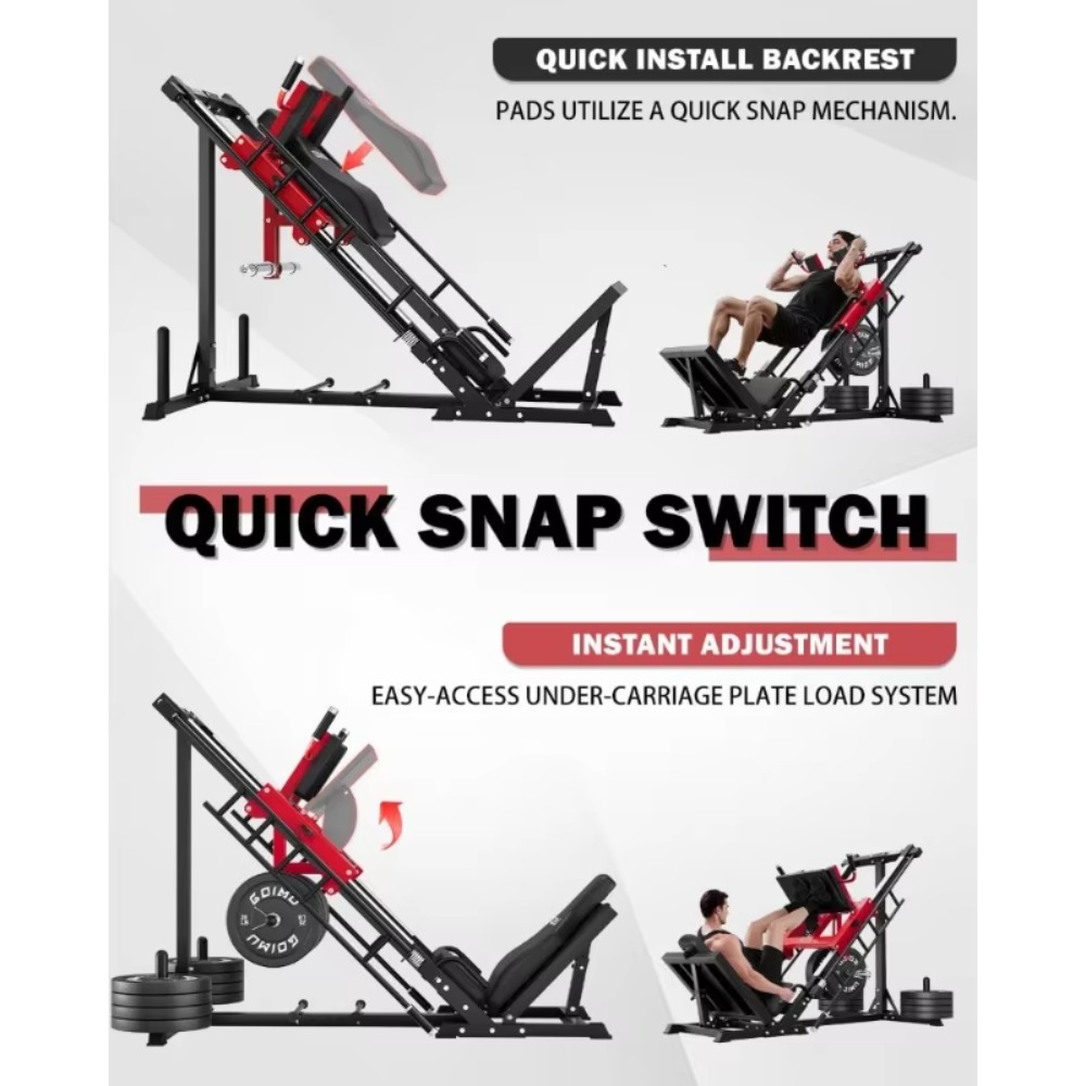 Maszyna 3w1 do leg pressu, hac – Home Gym Quad Machine recenzja i cena