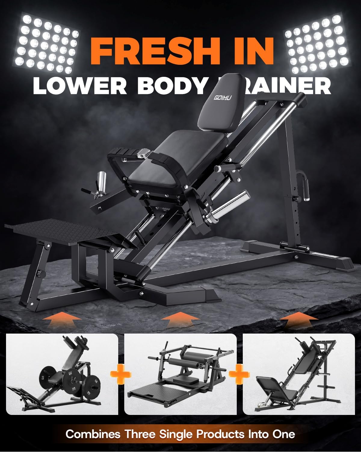LH01 Kombinacja maszyny do leg – Home Gym With Leg Press recenzja i cena