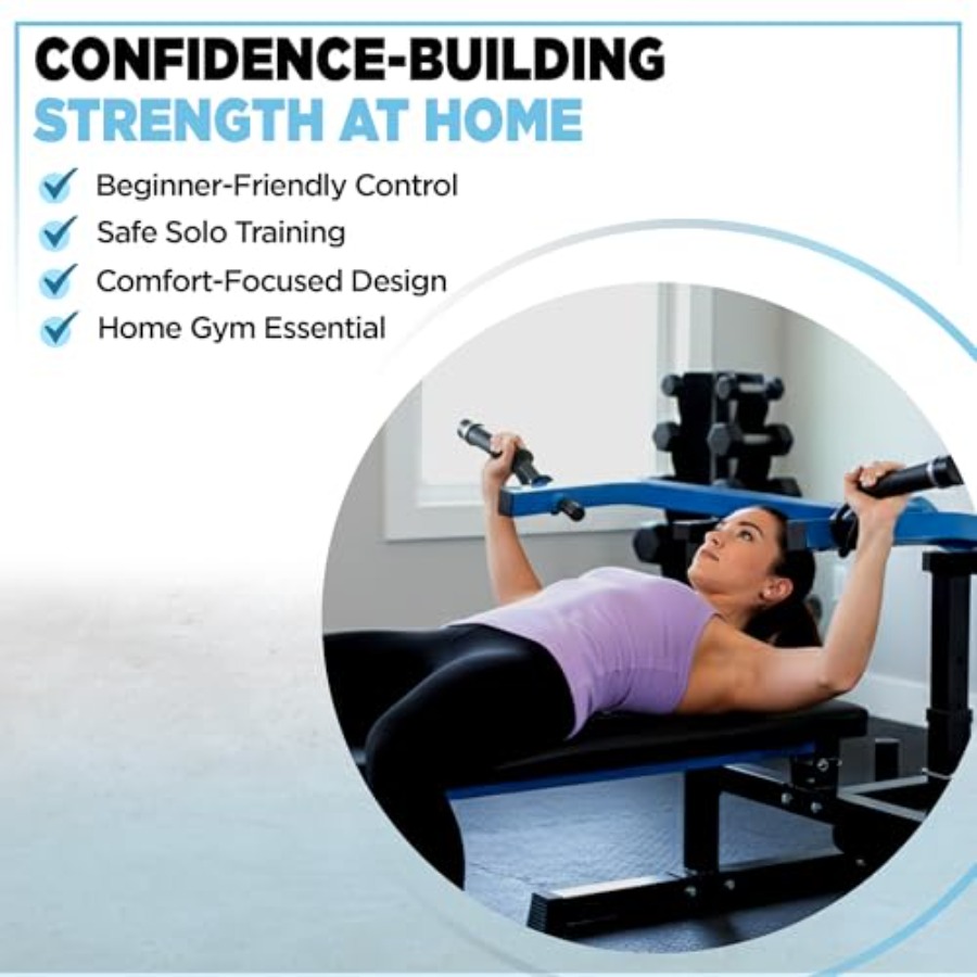 Maszyna do ćwiczeń siłowych w  – Home Gym With Leg Press recenzja i cena