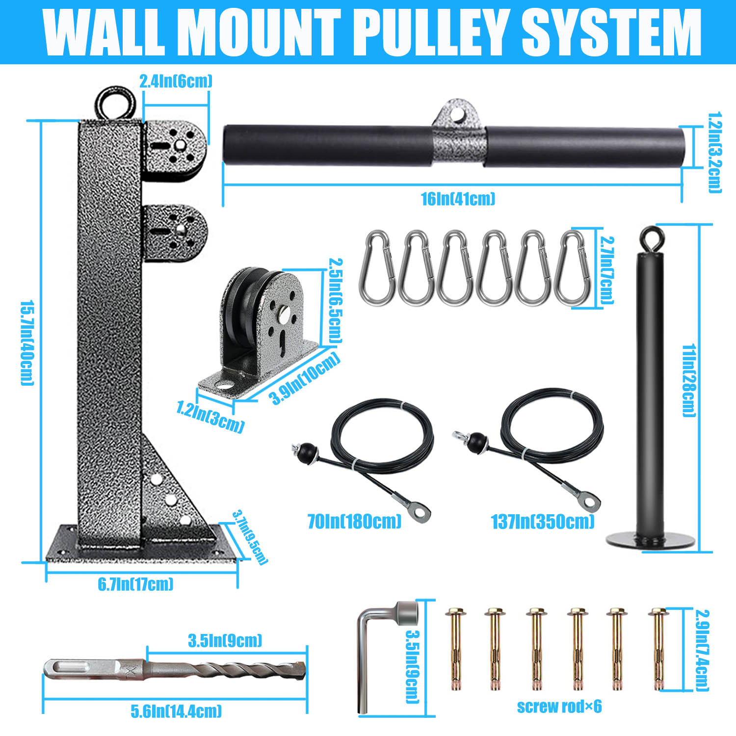 System krążków do montażu na ś – Cable Pulley System recenzja i cena