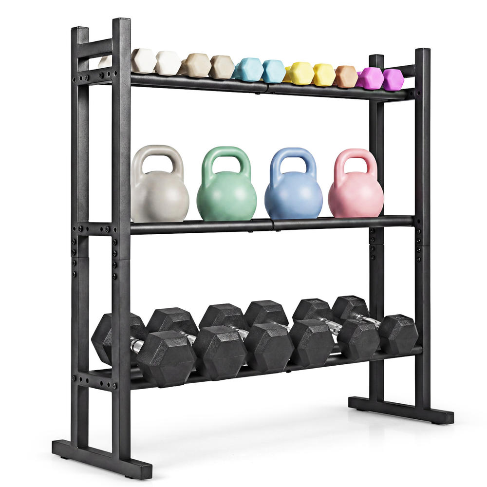 Wytrzymały 3-poziomowy stojak  – Home Gym Equipment recenzja i cena