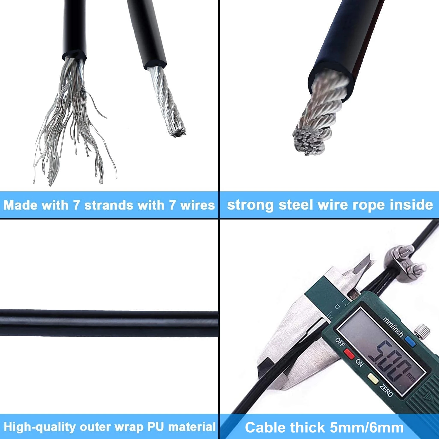 100 Metrów 4/5/6mm Gruba Domow – Cable Pulley System recenzja i cena