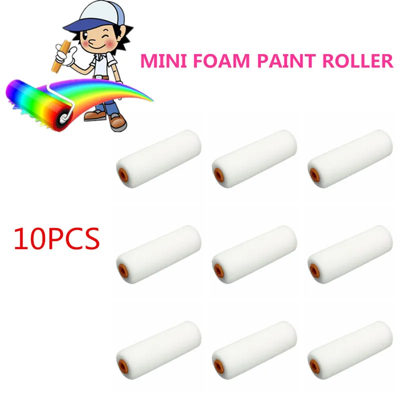 10 SZTUK 100 mm Mini białe, tr – Foam Roller High Density recenzja i cena