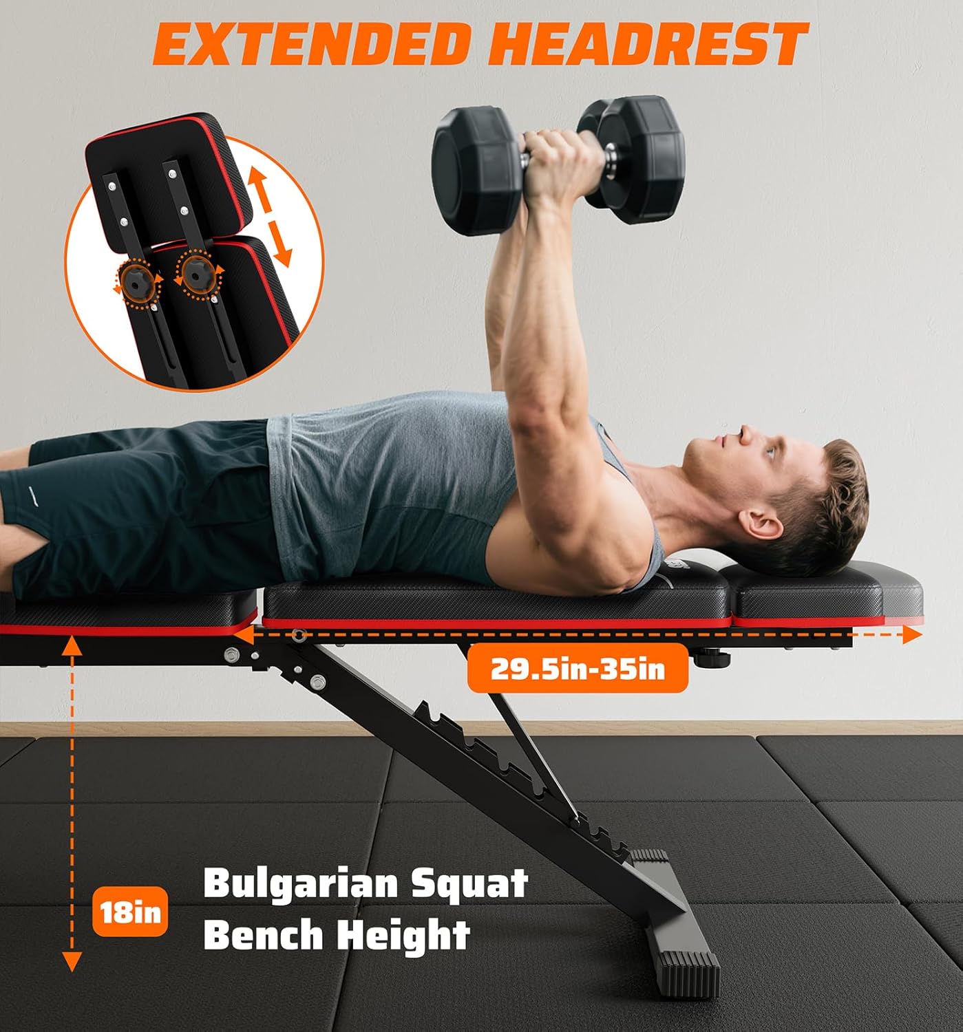 Składana ławka do ćwiczeń w do – Home Gym Bench recenzja i cena